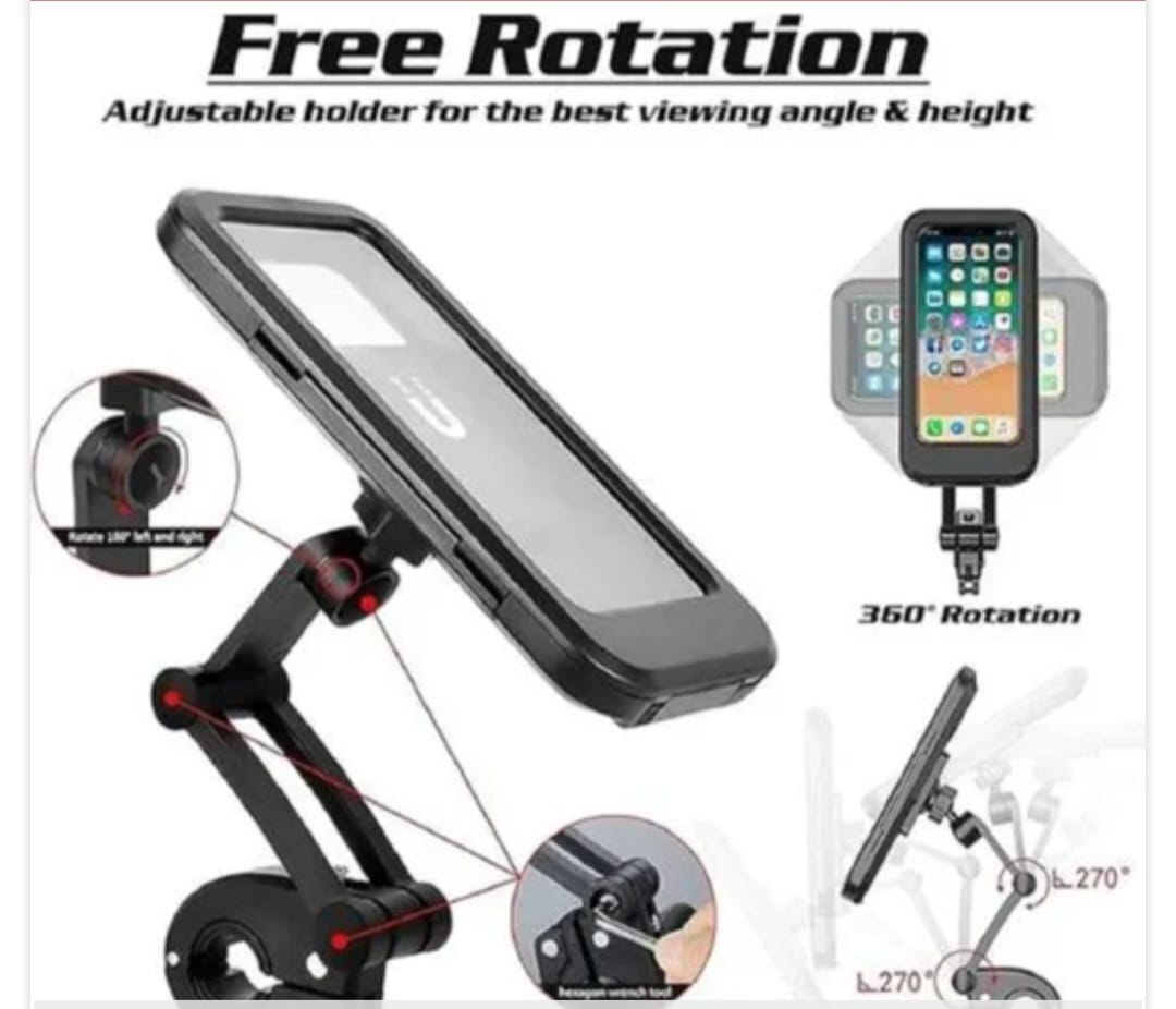 Waterproof Bike Mobile Phone Holder Stand