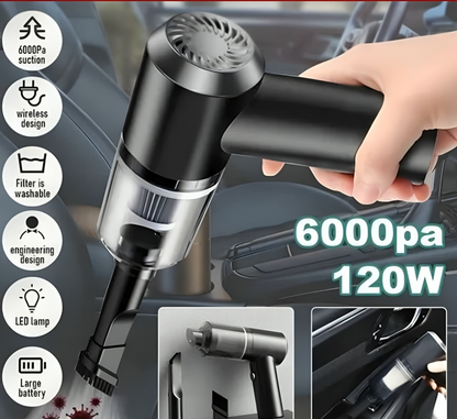 2 In 1 Car Vacuum Cleaner
