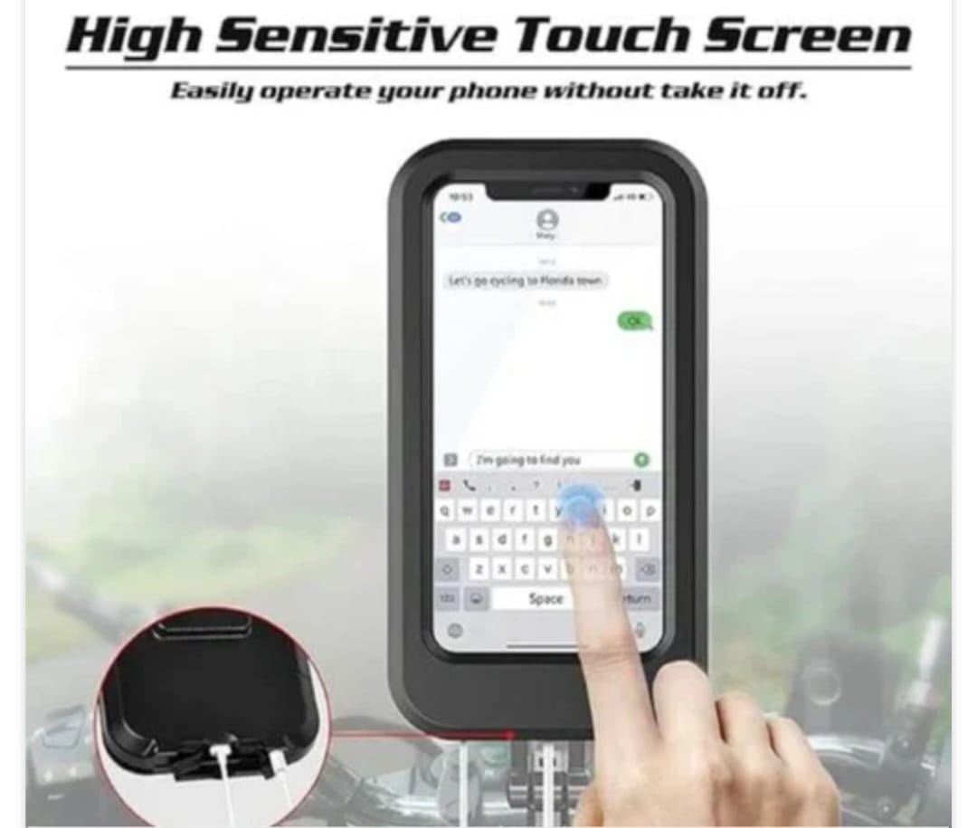 Waterproof Bike Mobile Phone Holder Stand